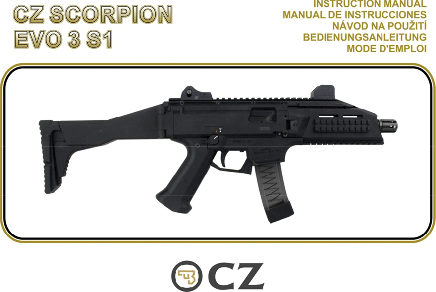 CZ Scorpion EVO 3 Owner's Manual